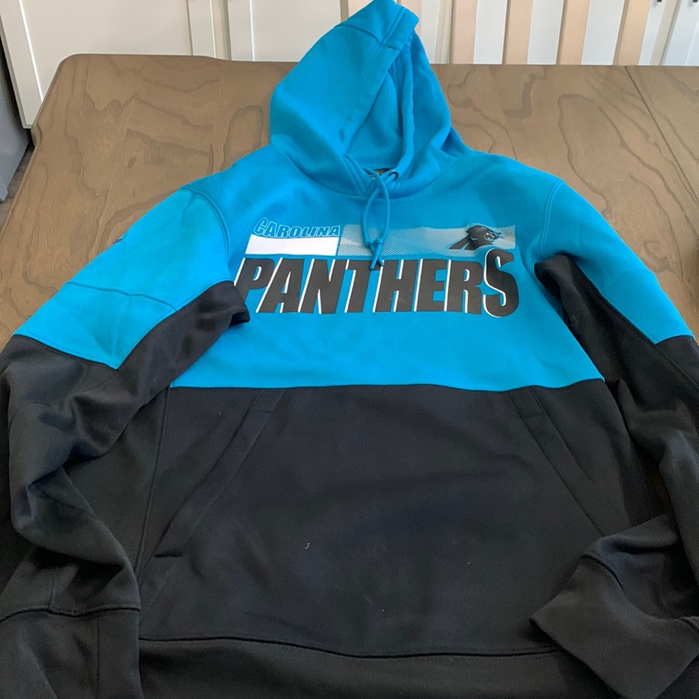 Nike NFL On Field Apparel Men’s Size Small Carolina Panthers Sweatshirt Hoodie